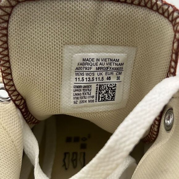 Converse Chuck Taylor All Star Hi Rosewood Sneaker Men's Size 11.5 Brand New - Picture 7 of 10